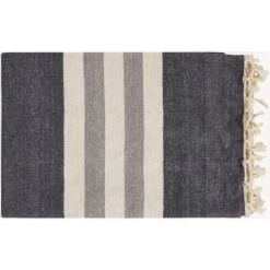 Troy 70 X 50 Inch Charcoal Throw, Rectangle