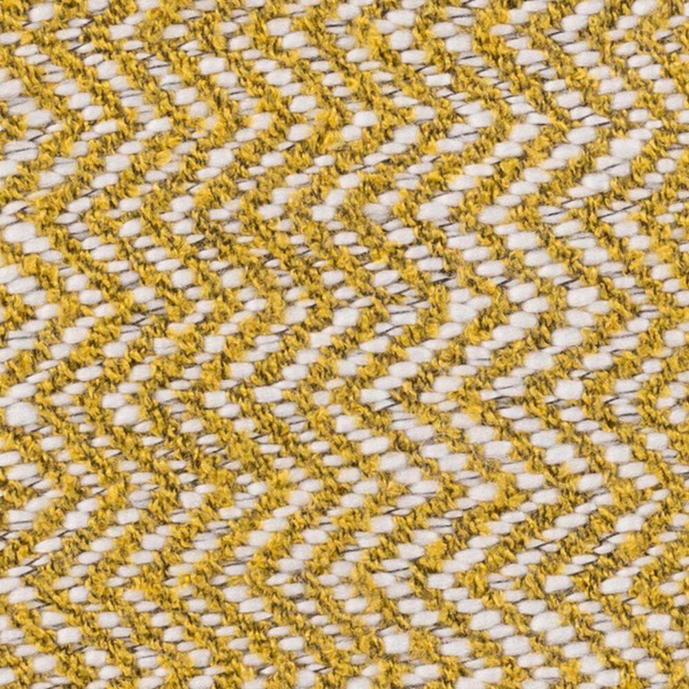 Trina 60 X 50 Inch Mustard Throw, Rectangle - Image 2