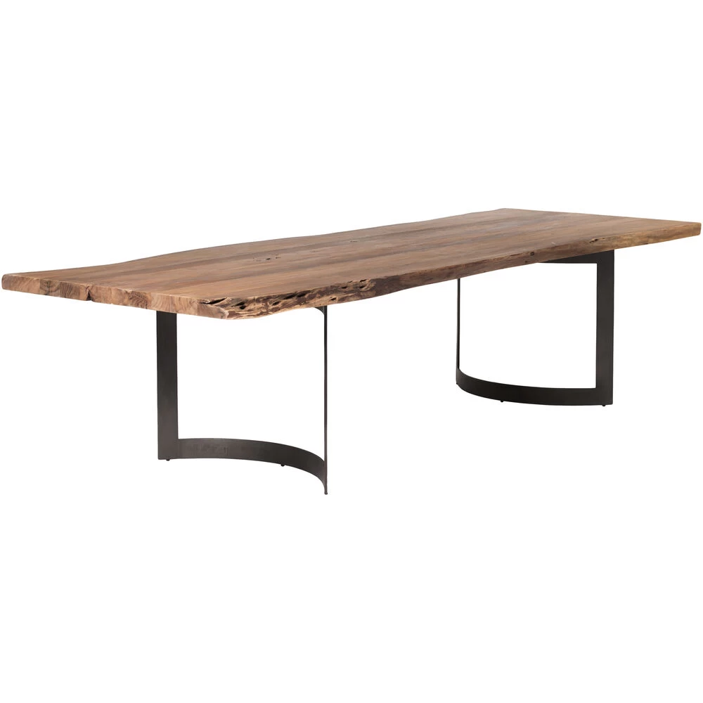 Bent 118 X 40 Inch Natural Dining Table, Large - Image 2