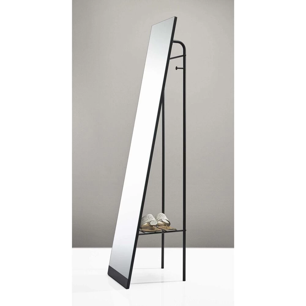 Adesso Tillie 58 X 12 Inch Mirror And Black Floor Mirror - Image 6