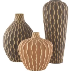 Waves Camel Outdoor Vase
