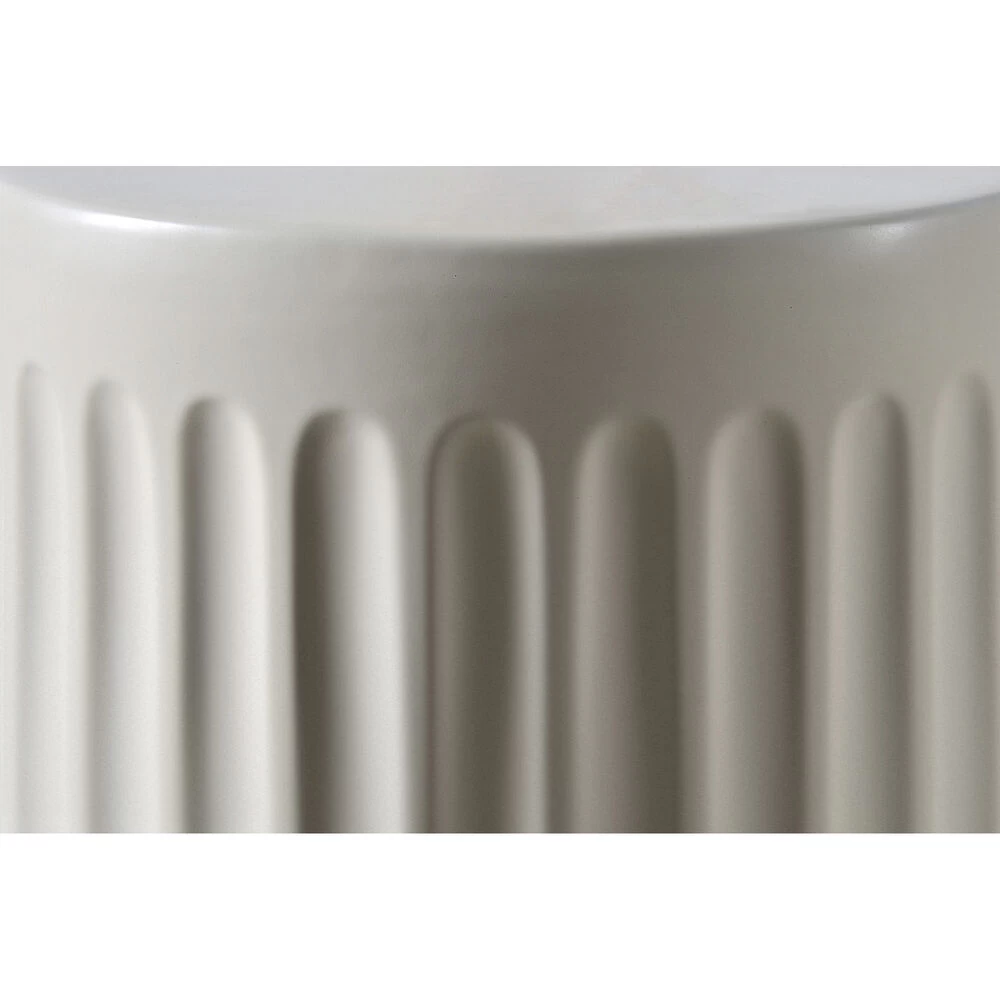 Lucian 15 X 13 Inch Matte Off-White Outdoor Table - Image 4