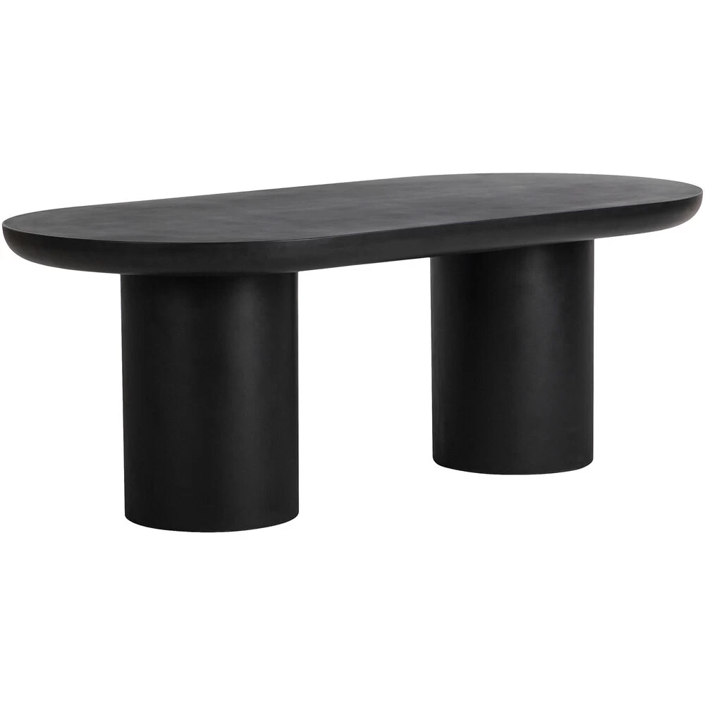 Rocca 83 X 40 Inch Black Dining Table - Image 2