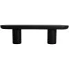 Rocca Black Dining Bench, Outdoor
